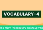 Vocabulary on Group Verbs / Phrasal Verbs "Break"